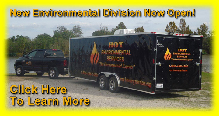 Call 1-800-486-1460 for HOT Environmental Services